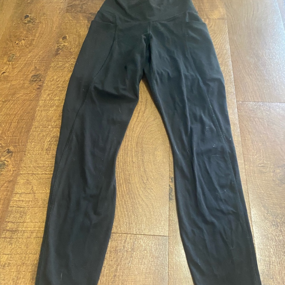 Black High-Waisted Leggings Members Mark